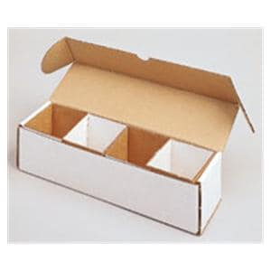 Corrugated Model Box Quadruple White 12.75 in x 2.75 in x 3.75 in 24/Pk