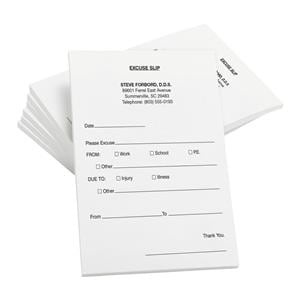 Note Pads Personalized 4.25 in x 5.5 in 10Pad/Pk