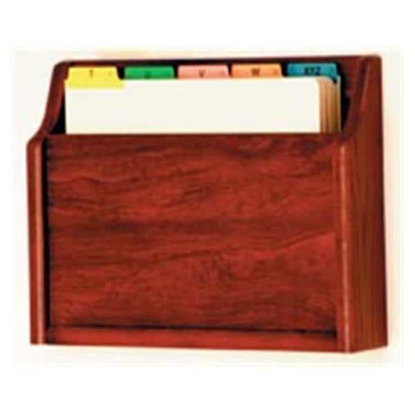 Chart Holder 1-Pocket Mahogany 15x11x3 Ea Ea