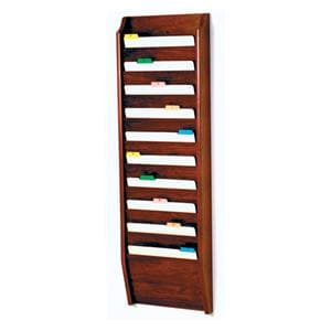 Chart Holder 10-Pocket Mahogny 14x48x3.75 Ea Ea