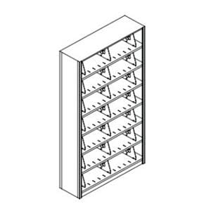 4 Post Shelving 7Tier 1/Pk