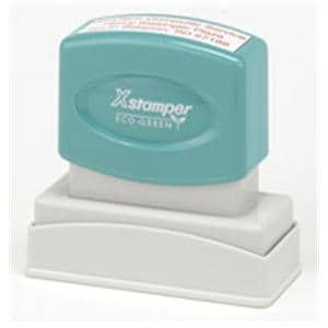 Xstamper Pre-Inked Stamp 1 in x 2 in 1/Bx