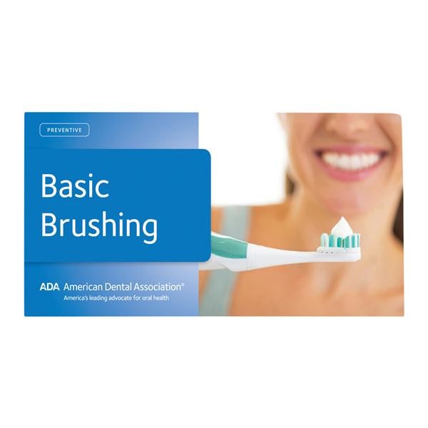 Brochure Mini Basic Brushing 4 Panels English 100/Pk