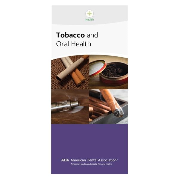 Brochure Tobacco & Oral Health 6 Panels English 50/Pk