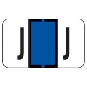 Jeter Compatible "J" Labels Dk Blue 500/Rl 500/Rl