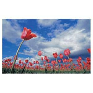 CeilingScenes Acoustic Tile Tulip Field 4-Tiles Square 24 in x 24 in Ea