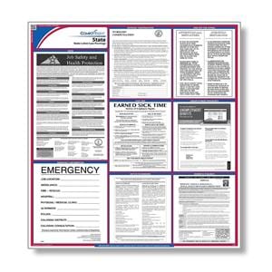 Poster State Labor Law Florida English 27 in x 39 in Ea