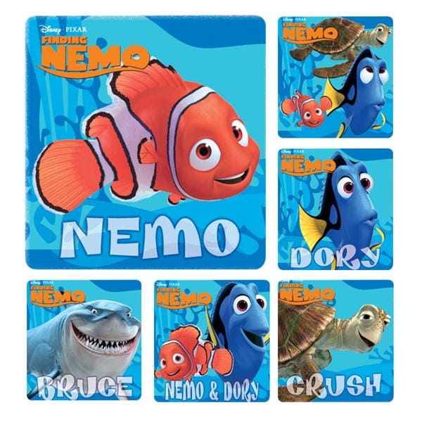 Stickers Nemo Assorted 100/Rl