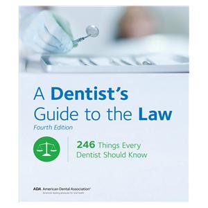 Book A Dentist's Guide to the Law With CD-ROM Ea