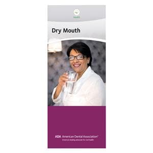 Brochure Dry Mouth 6 Panels English 50/Pk