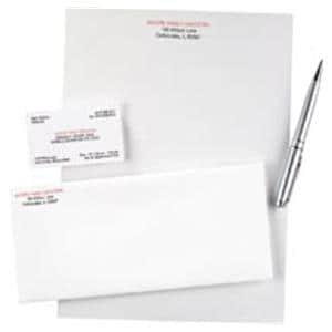 Watermarked Business Card Imprinted 2-Color 3.5 in x 2 in 500/Pk