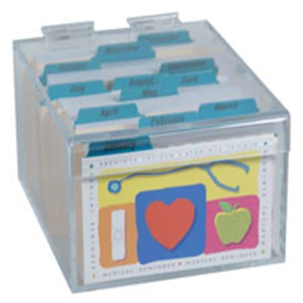 Acrylic Recall Card Box Holder Ea