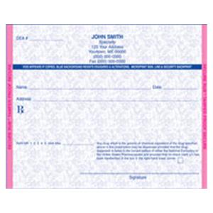 Prescription Pads Maine 2-Part Horizontal 10/Bx