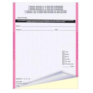 Prescription Pads California 2-Part Vertical Imprinted 8/Bx