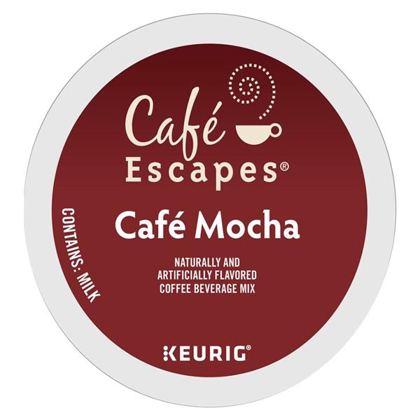 Green Mountain Coffee Cafe Escapes Mocha K-Cup 24/Bx