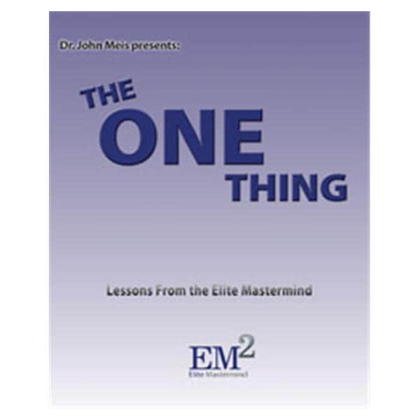 CD Series The One Thing: Lessons Learned from the Elite Mastermind 1/St