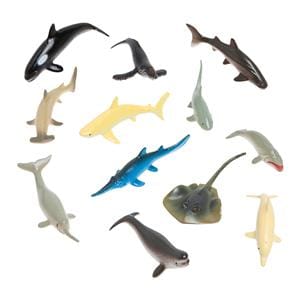 Toy Figurine Sea Creatures Assorted Colors 3 in 72/Pk