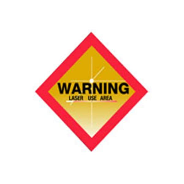 OSHA Sign Warning Laser Use Area 10 in x 7 in Ea