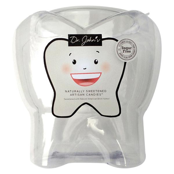 Dr. John's Container Tooth Shaped With Lid Ea