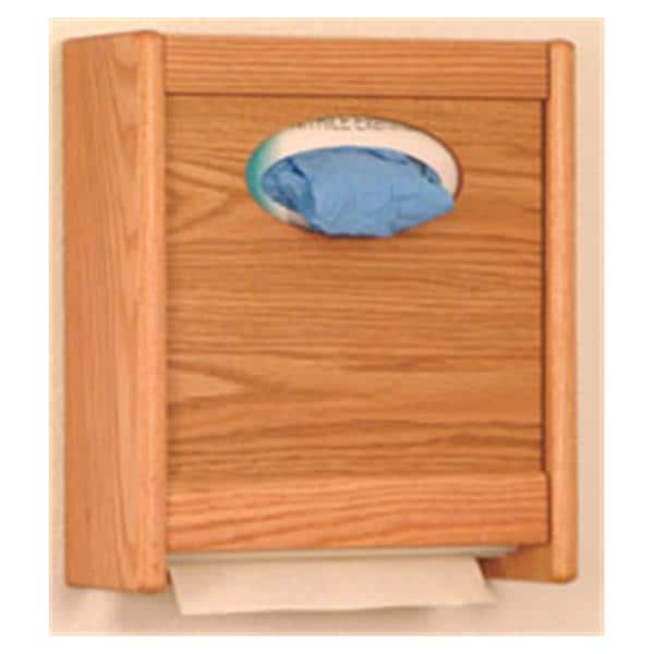 Wood Combo Dispenser Oval