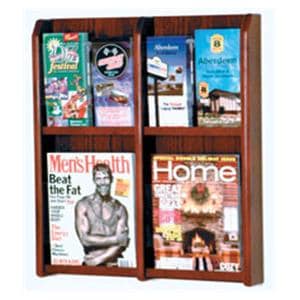 Divulge Wall Literature Display 4 Mag/8 Brch Mhg 20.25x24x3 Ea