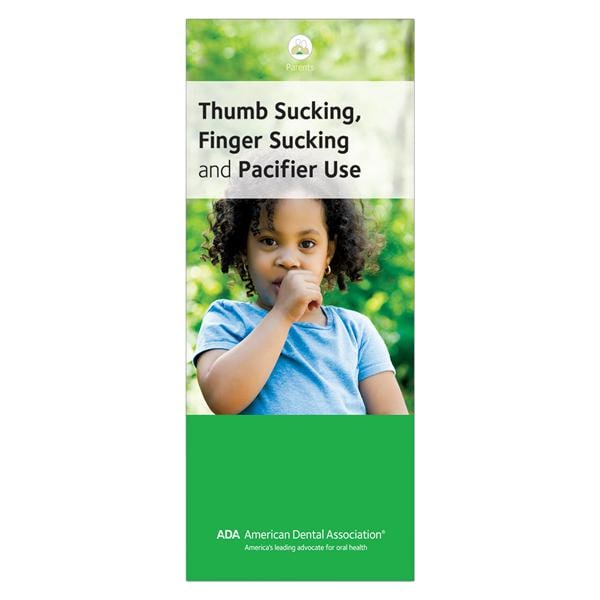 Brochure Thumb Sucking Finger Sucking and Pacifier Use 4 Panels English 50/Pk