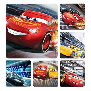 Stickers Cars 3 Assorted 100/Rl