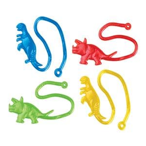 Dinosaur Sticky Figures Assorted Colors 12/Pk