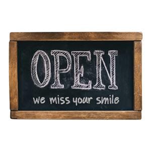 Imprinted Recall Cards We Miss Your Smile 4 in x 6 in 250/Pk