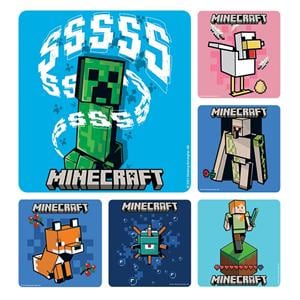 Stickers Minecraft Assorted 100/Rl