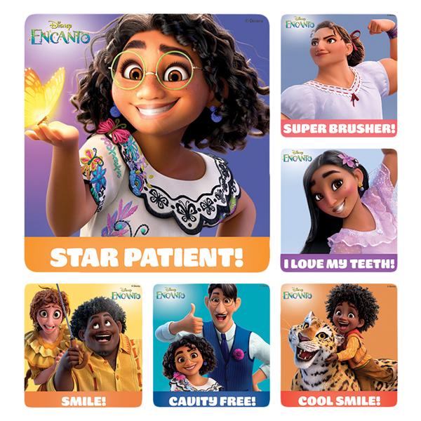 Disney Stickers 2.5 in x 2.5 in Encanto Dental 100/Rl