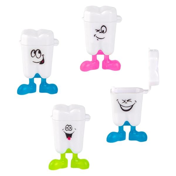 Tooth Saver Tooth Shaped With Feet Assorted Colors 50/Pk