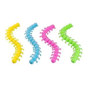 Toy Caterpillar Stretch Assorted Colors 24/Pk