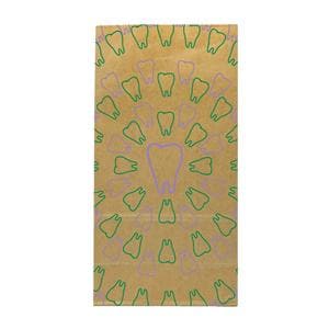 Fully Biodegradable & Recyclable Bags Paper Tooth Swirl 100/Pk