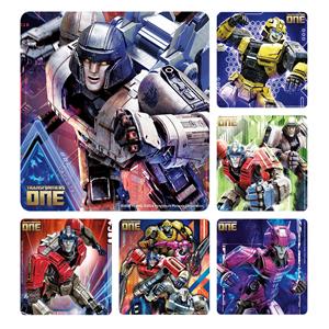 Stickers Kids 2.5 in x 2.5 in Transformers One 100/Rl