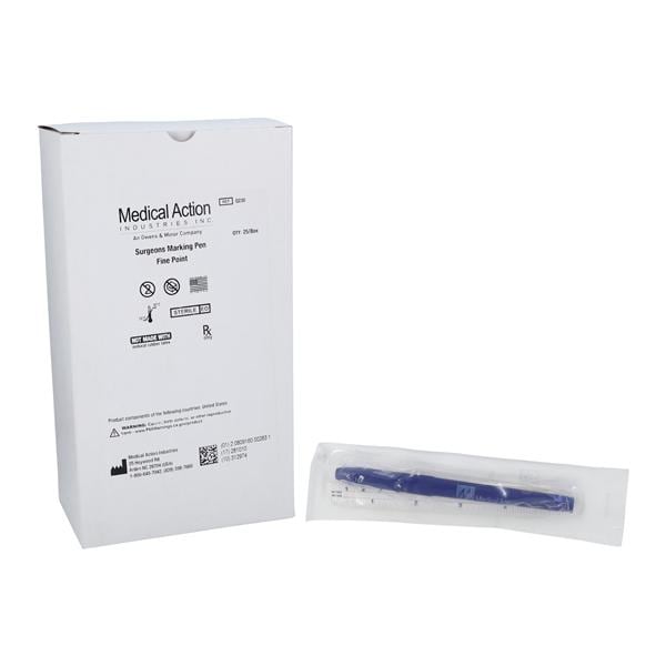 Surgical Skin Marker Fine Tip Blue-Violet Sterile