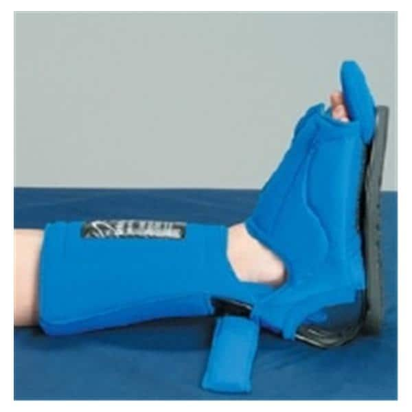 Contracture Boot Adult Fleece Blue Large