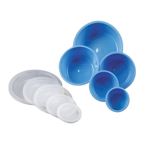 Sponge Bowl Round Plastic Blue 16oz