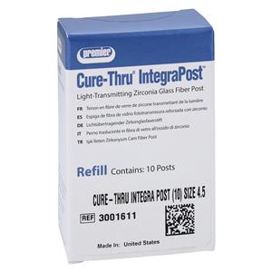 Cure-Thru IntegraPost Fiber Posts Refill Size 4.5 Purple Parallel Sided 10/Pk