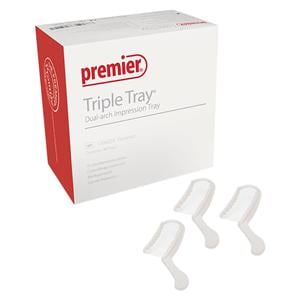 Triple Tray Bite Trays Double Arch Anterior 35/Bx