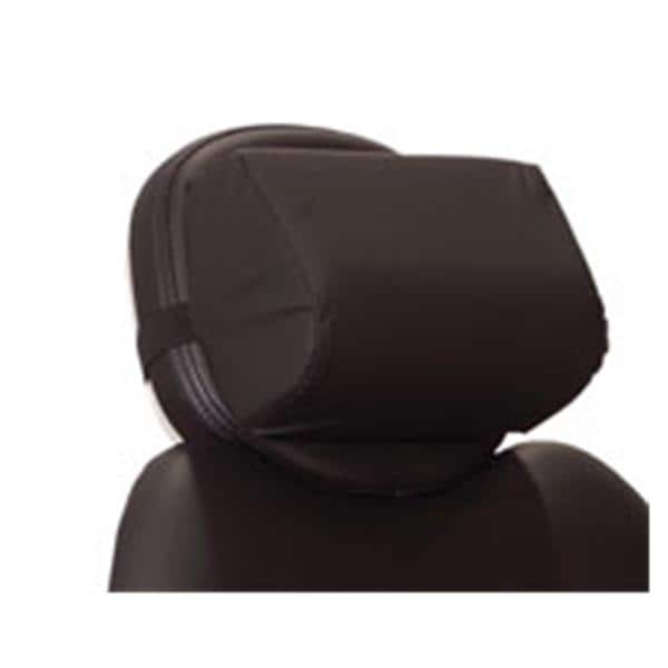 Crescent Headrest Black Memory Foam Ea