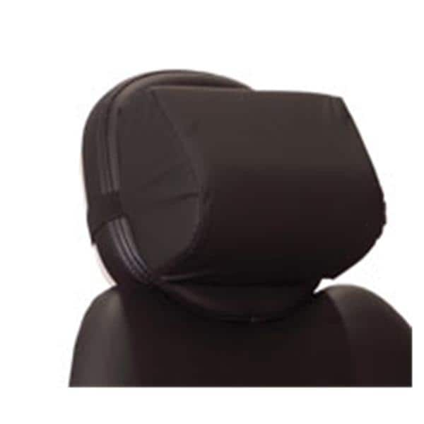 Crescent Headrest Black Memory Foam Ea