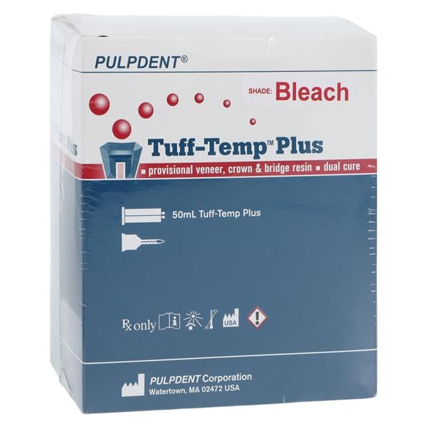 Tuff-Temp Plus Temporary Material 50 mL Bleach Cartridge Complete Package