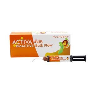 Activa Kids BioACTIVE Bulk Flow Bulk Fill Composite Opaque White Complete Kit Ea