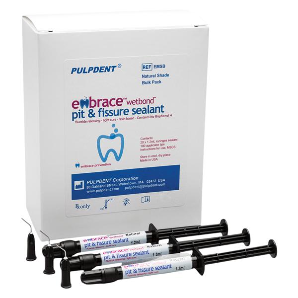 Embrace Wetbond Pit & Fissure Sealant 1.2 mL Bulk Package Natural 20/Bx