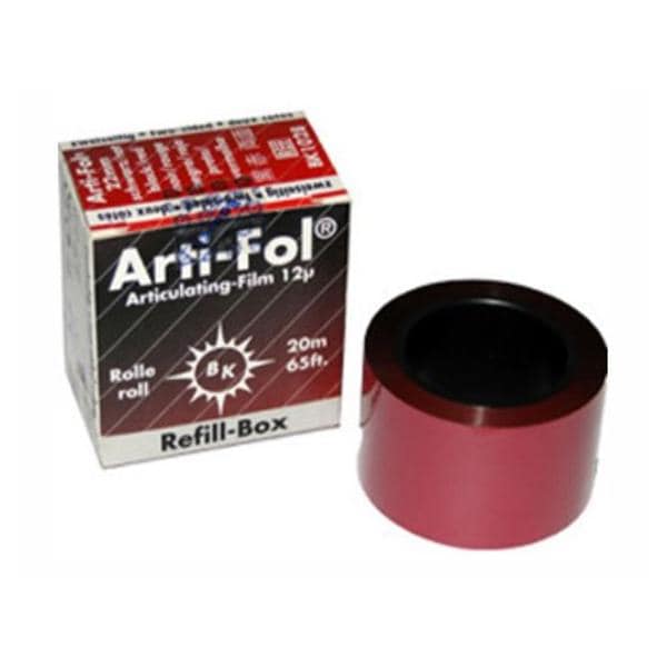 Arti-Fol II Art Film Shmstk BK-1028 Blk/Rd 200 µ / 0.008 in Dbl Sd Rfl Rl 20m/Ea