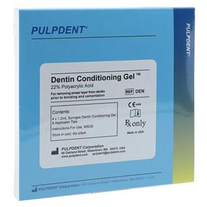 Dentin Conditioning Gel 1.2 mL Syringe Kit 4/Bx