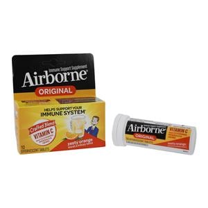 Airborne Tablets Zesty Orange 10/Pk, 72 PK/CA