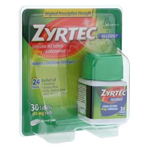 Zyrtec OTC Allergy Oral Tablets 10mg 30/Bt