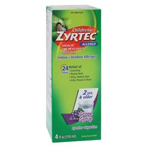 Zyrtec Children Allergy Syrup 1mg 4oz/Bt